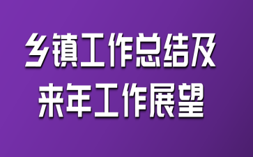 鄉(xiāng)鎮(zhèn)工作總結(jié)及來年工作展望